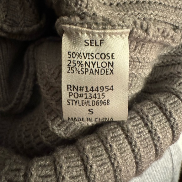 Luxxel Ruffle Hem Surplice Knit Dress - Picture 6 of 6